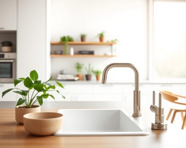 Hoe richt je een moderne keuken in met duurzaam sanitair?