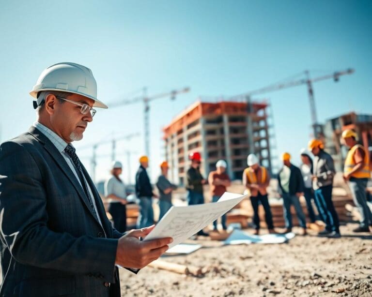 Hoe ondersteunt een aannemer bouwprojecten?