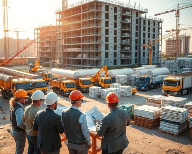 Hoe optimaliseer je bouwlogistiek op grote projecten?