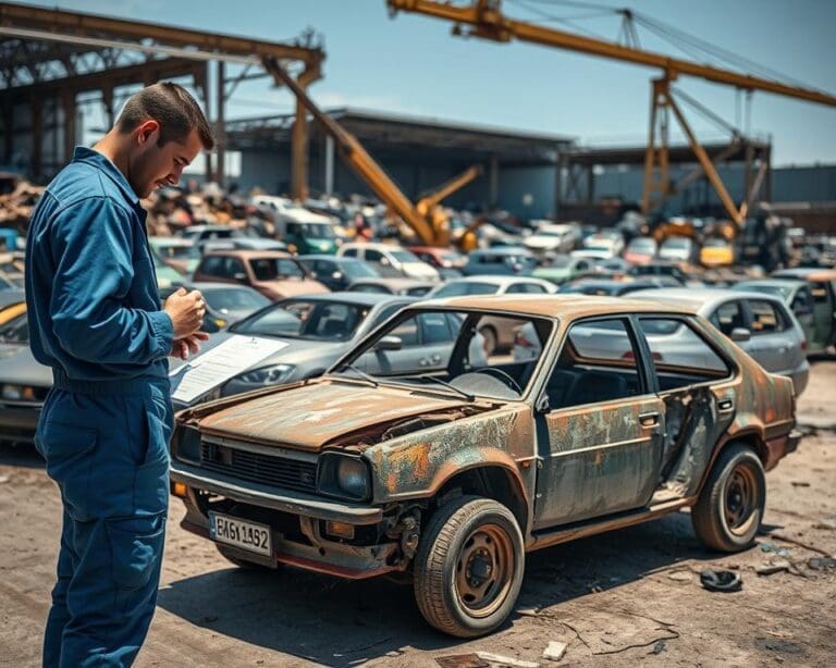 Wat is de snelste manier om een sloopauto in te leveren?