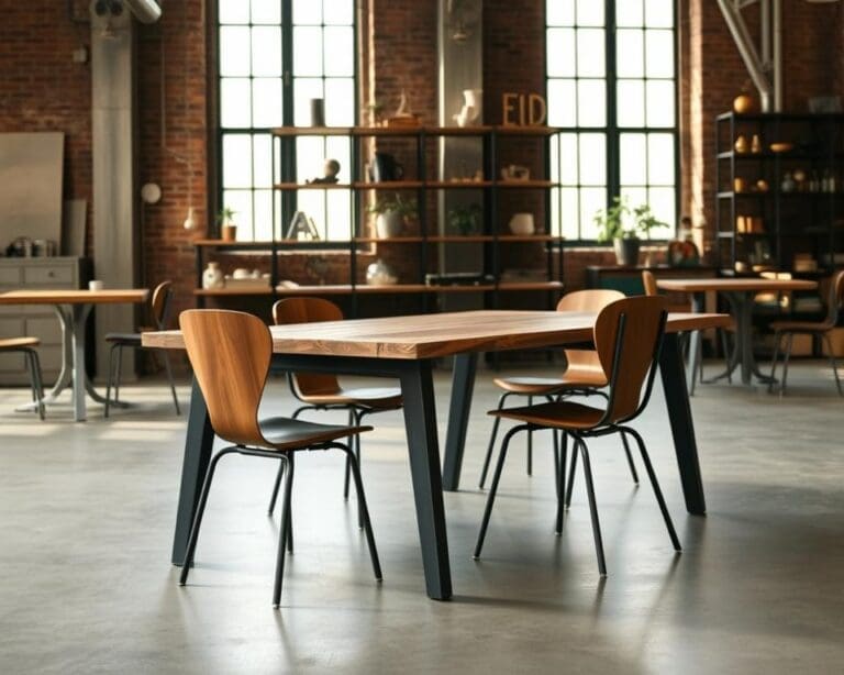 Welke meubels passen bij een industrieel interieur?