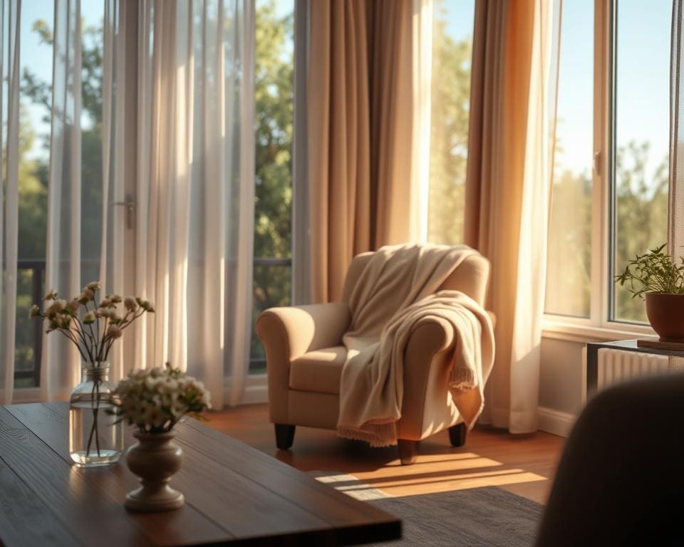 Hoe gebruik je licht om sereniteit te benadrukken?