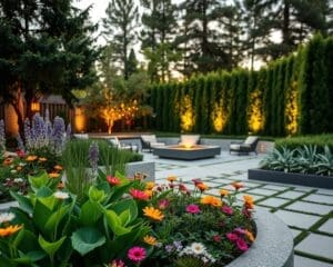 Wat zijn populaire trends in tuinarchitectuur?