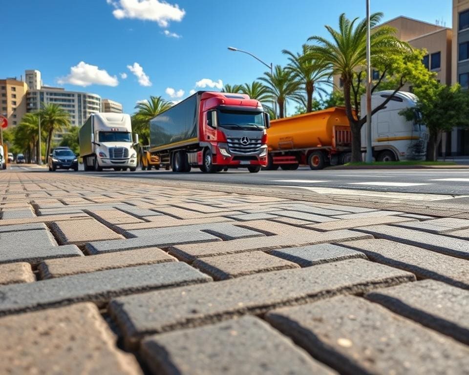 Welke bestrating is geschikt voor zwaar verkeer?