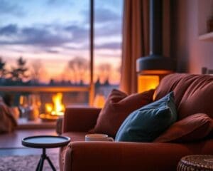 Welke kleuren voelen geborgen aan bij avondlicht?