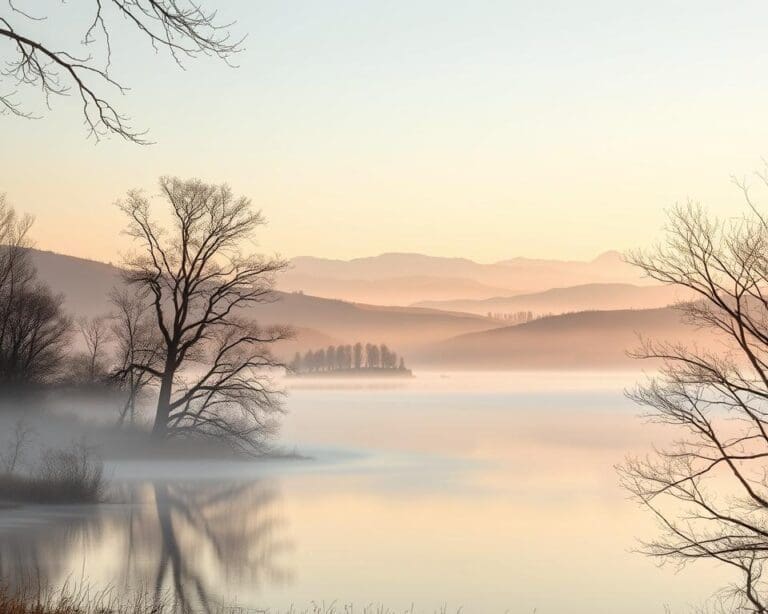 Welke tinten brengen rust bij ochtendlicht?