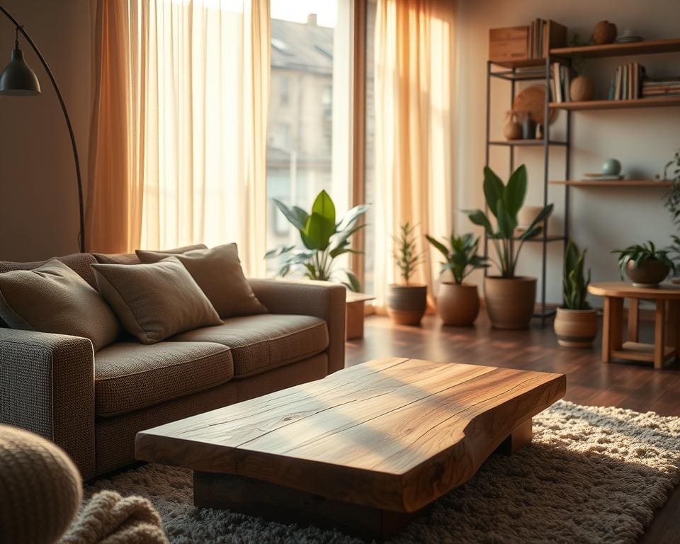 natuurlijke materialen interieur