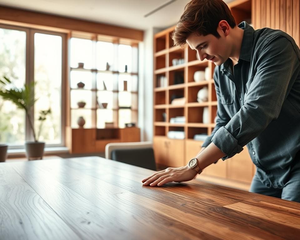 onderhoud houten accenten