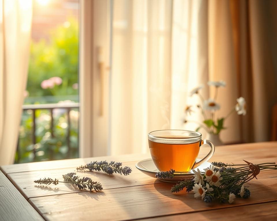 rustgevende geuren ochtend