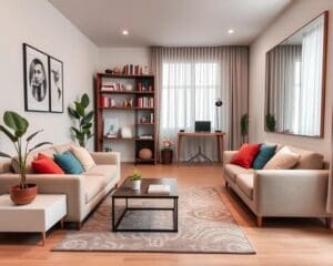 Hoe richt je een kleine woonkamer efficiënt in?