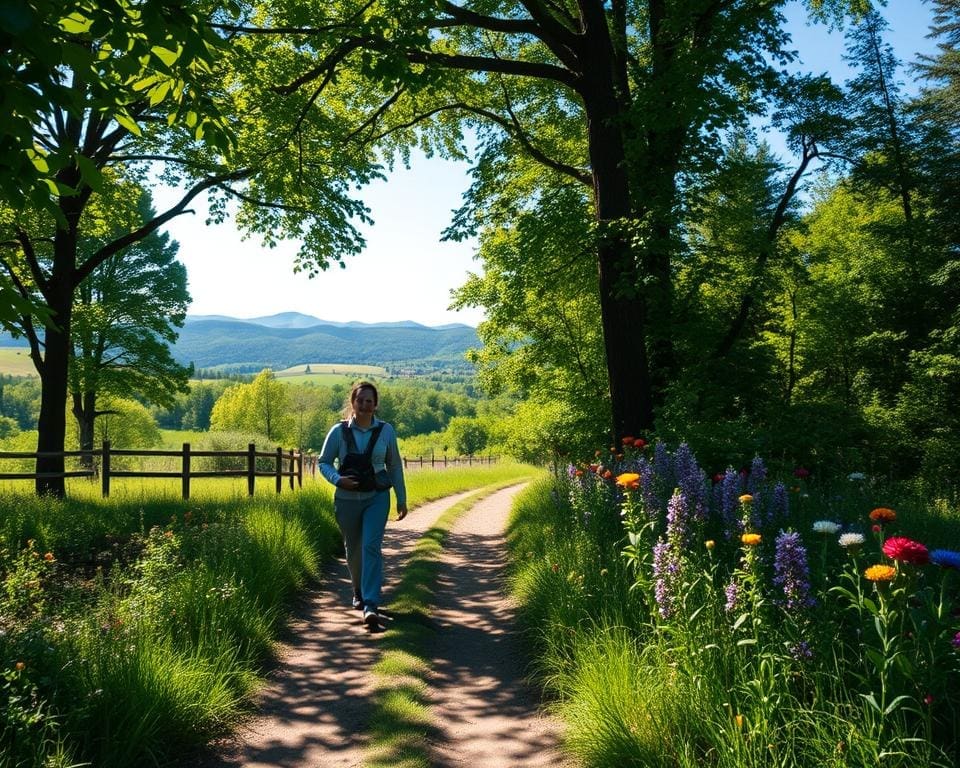 Wandelen in de natuur voor mentale rust