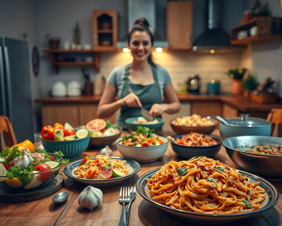 Wat zijn makkelijke maaltijden na een lange werkdag?