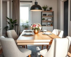 Welke eettafel past in een compacte eetkamer?