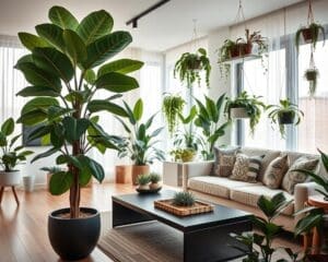 Welke planten passen in een moderne woonkamer?