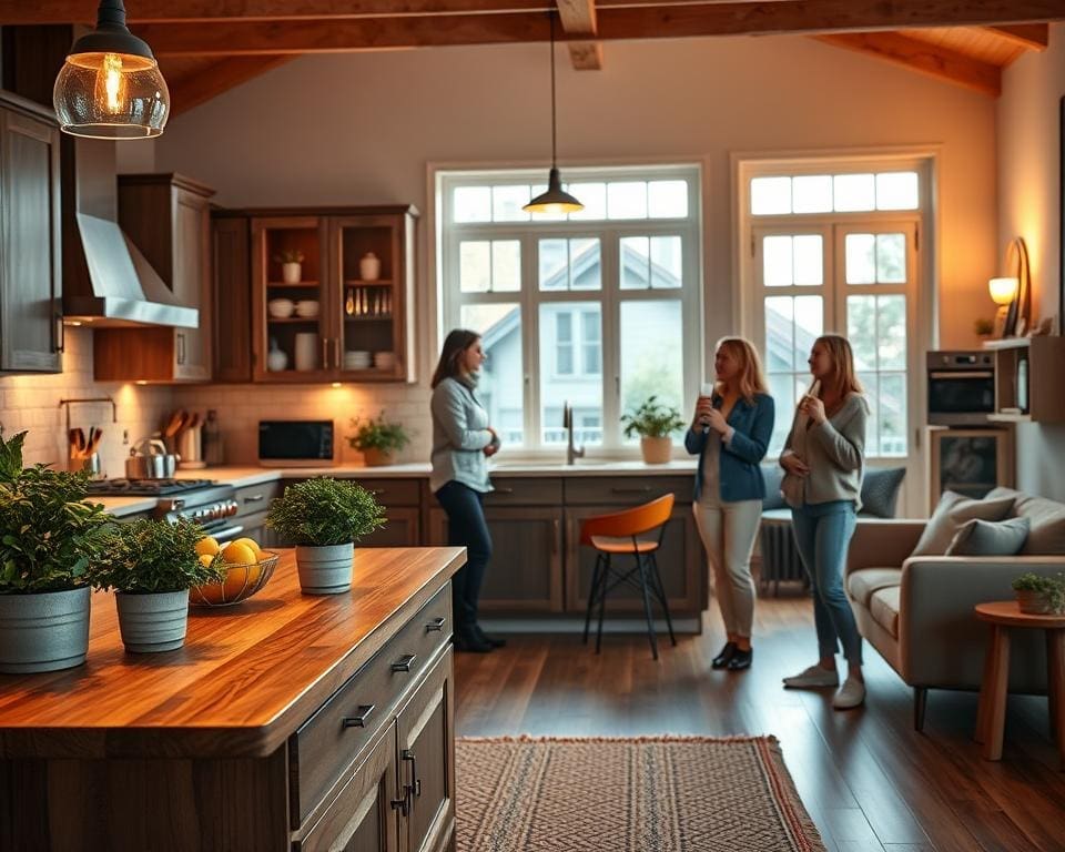 Hoe maak je een open keuken gezelliger?