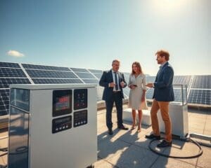 Hoe werkt batterijopslag met zonnepanelen voor bedrijven?