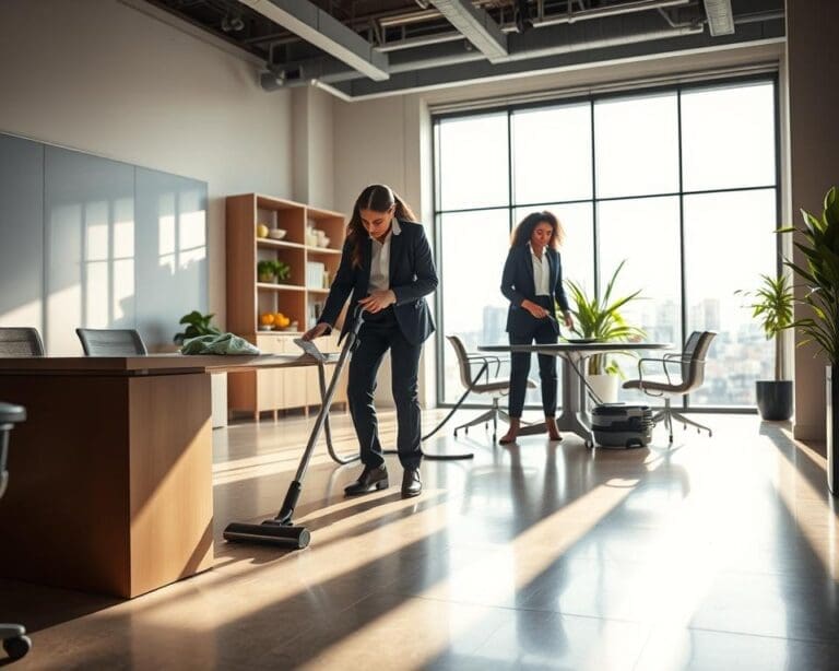 Hoe werkt facilitaire schoonmaakdiensten voor bedrijfsruimtes?