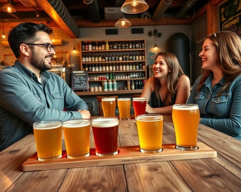 Waarom gaan vrienden naar een bierproeverij?