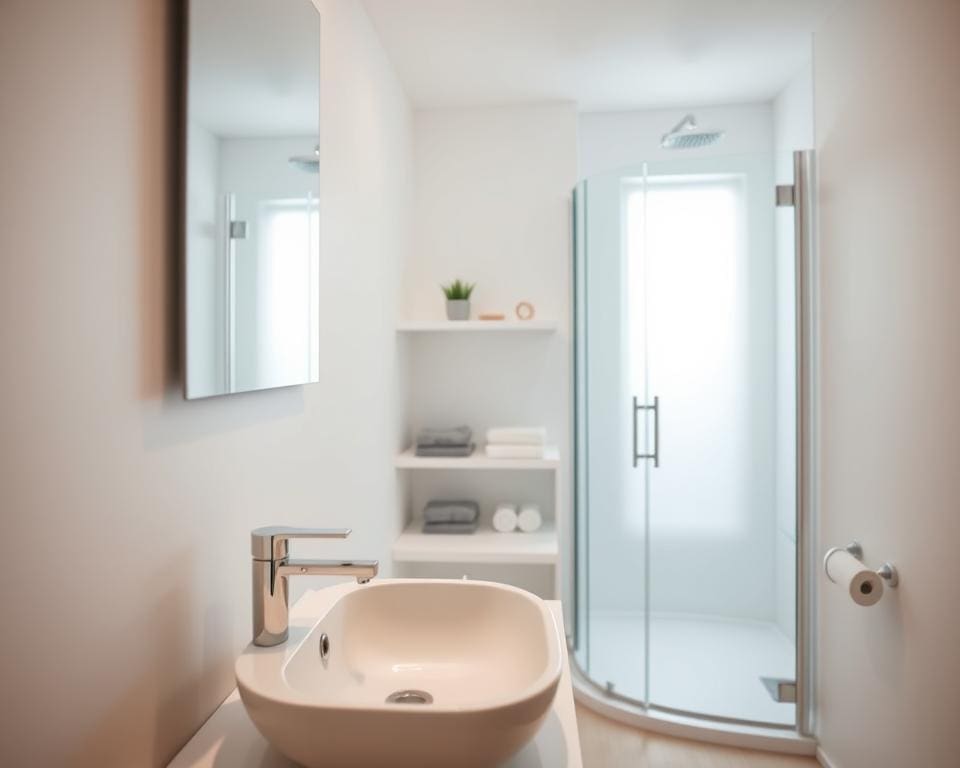 kleine badkamer groter maken