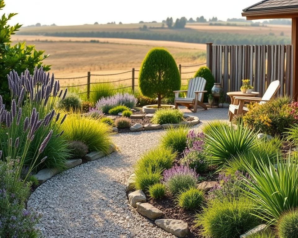 onderhoudsvriendelijke tuin